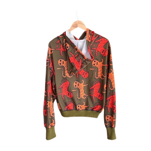 Men’s Maximalism 'Elfsack' M/L Streetwear Hoodie Indiesleeze Uglychic - Picture 2 of 4
